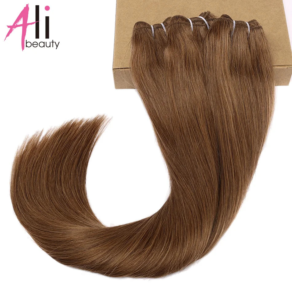KentDO™ Straight Blonde Human Hair Extensions – Silky & Natural