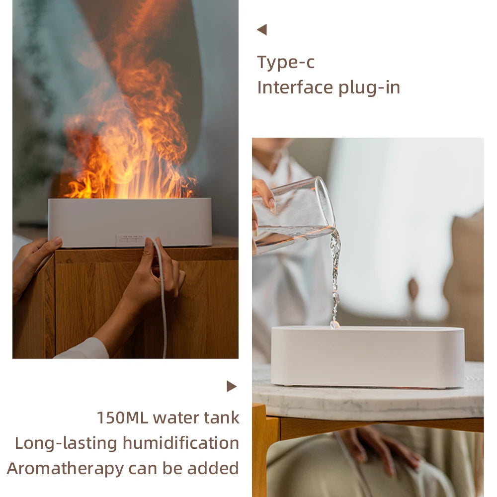 KentDO™ Flame Mist Aromatherapy Diffuser