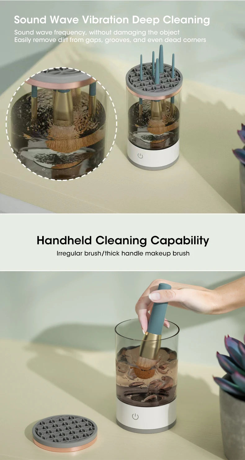 KentDO™ Electric Brush Cleaner – Fast, 3-in-1 Deep Cleaning
