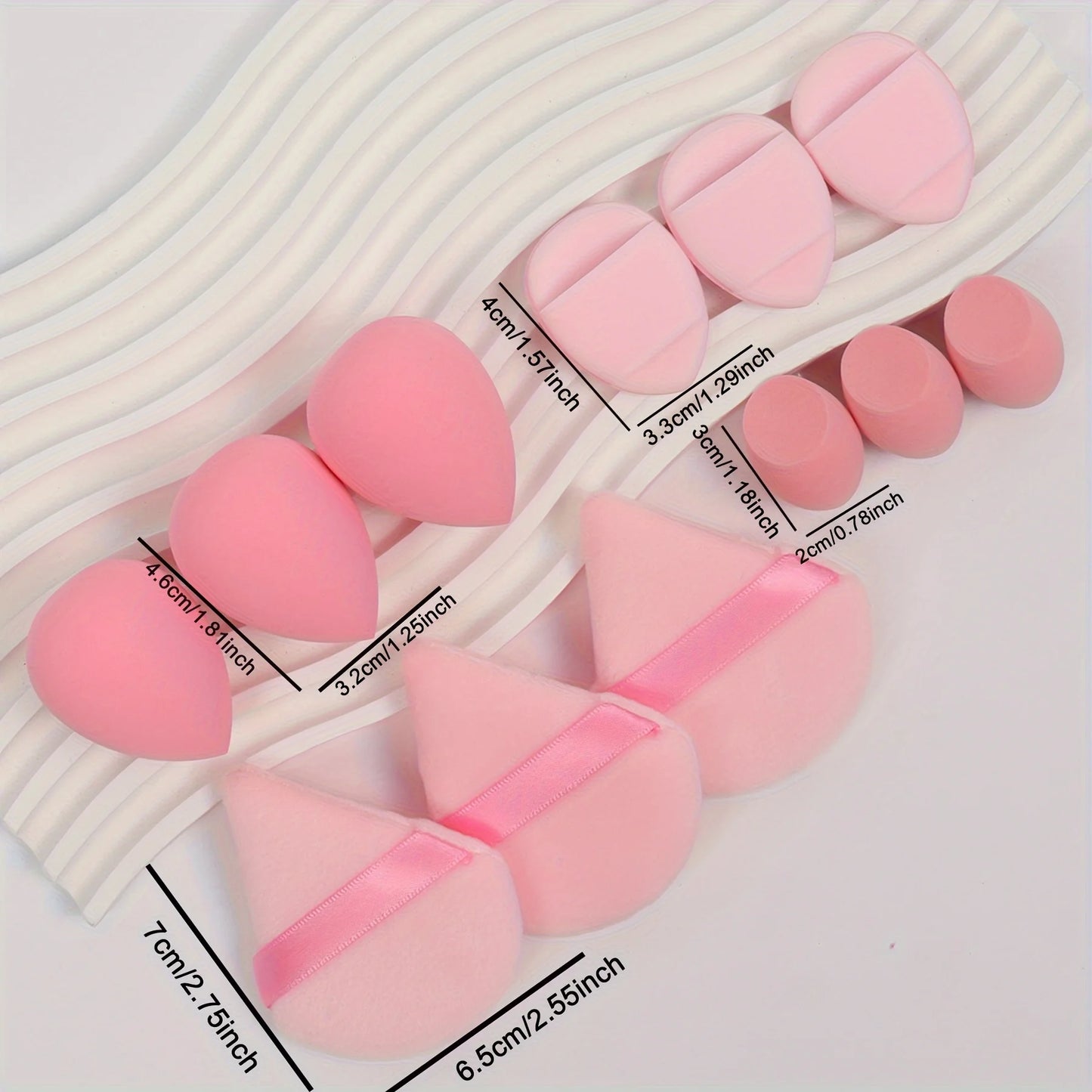 KentDO™ 12-Piece Makeup Sponge Set – Flawless Application