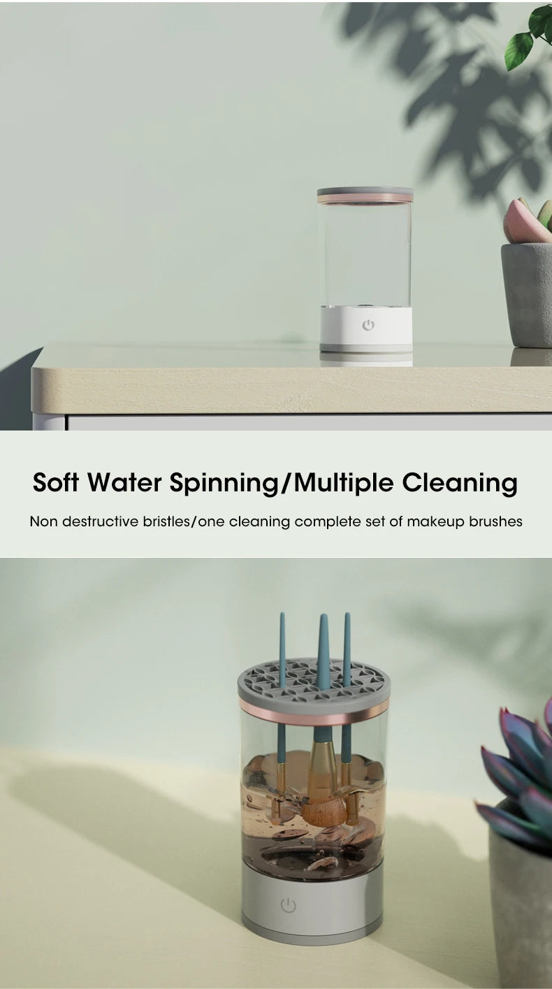 KentDO™ Electric Brush Cleaner – Fast, 3-in-1 Deep Cleaning