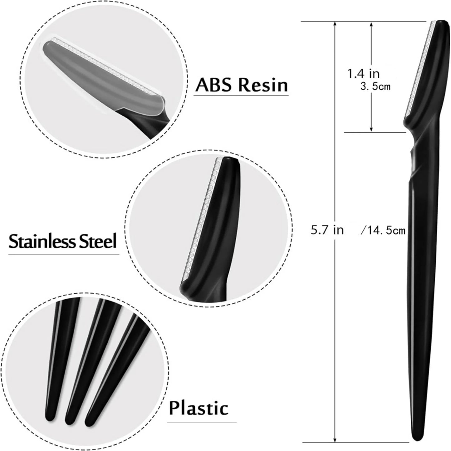 KentDO™ Precision Eyebrow Trimmer – Safe & Portable Blades