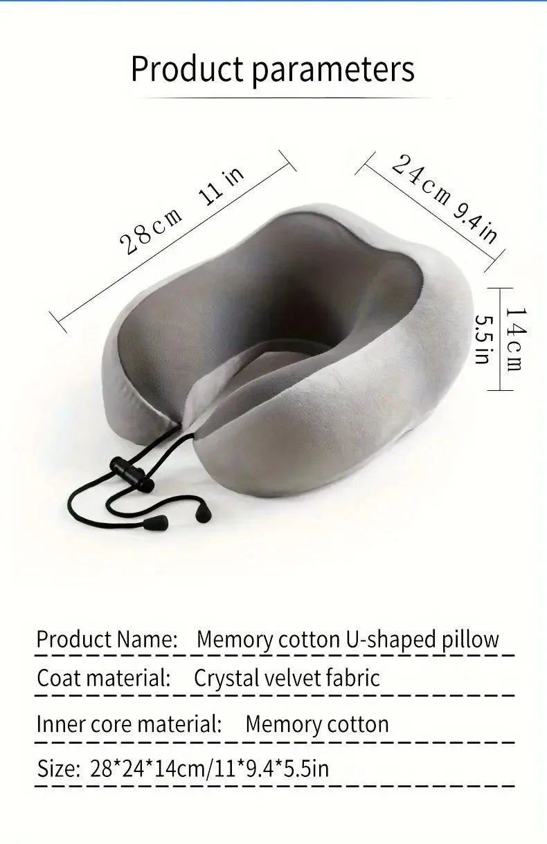 KentDO™ U-Shaped Travel Pillow – Ergonomic Neck Support Anywhere