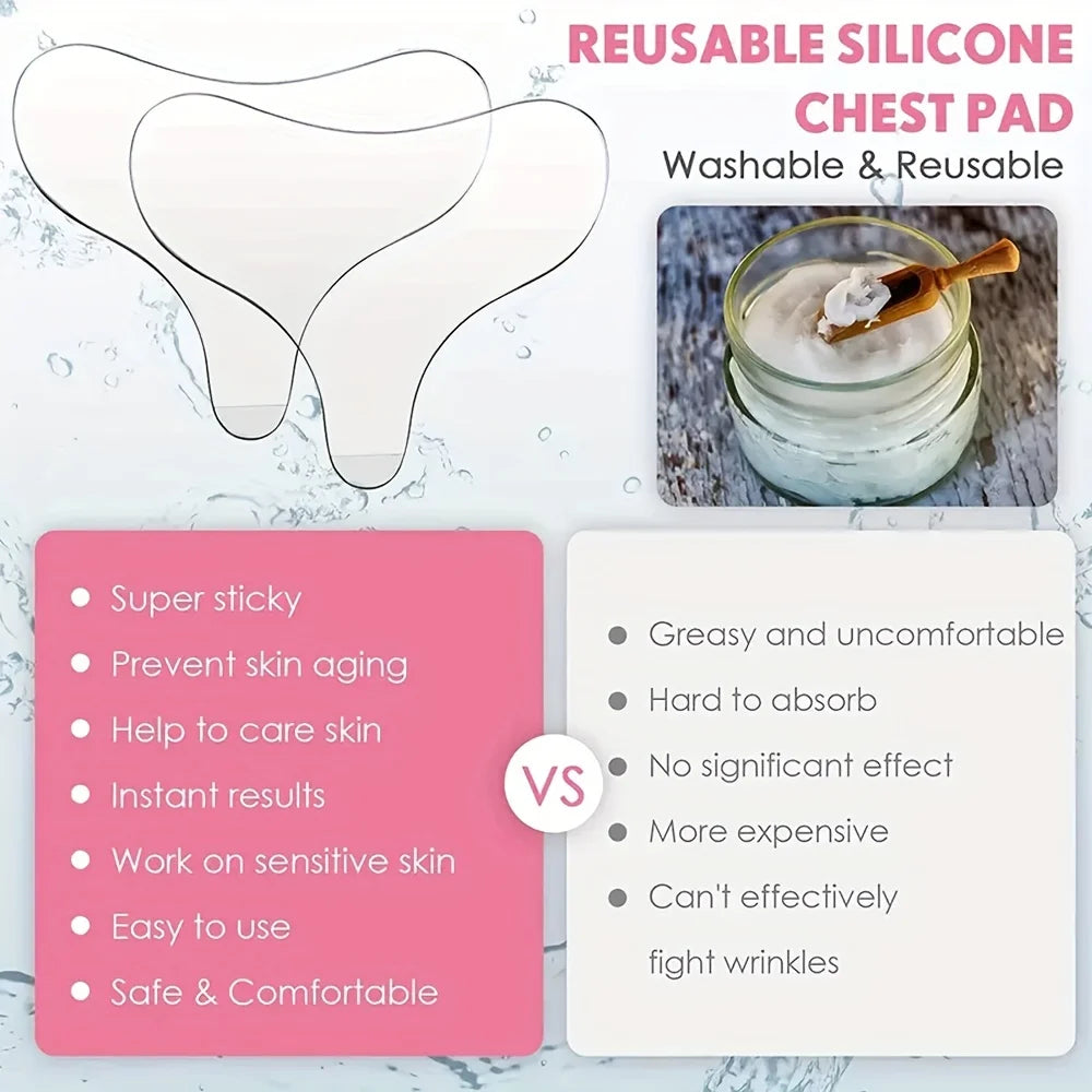 KentDO™ Reusable Silicone Chest Patch – Anti-Wrinkle Lift