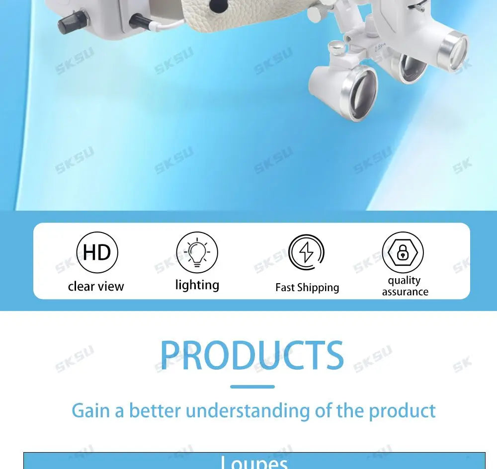 KentDO™ LED Dental Headlight – Adjustable 5W Surgical Lamp