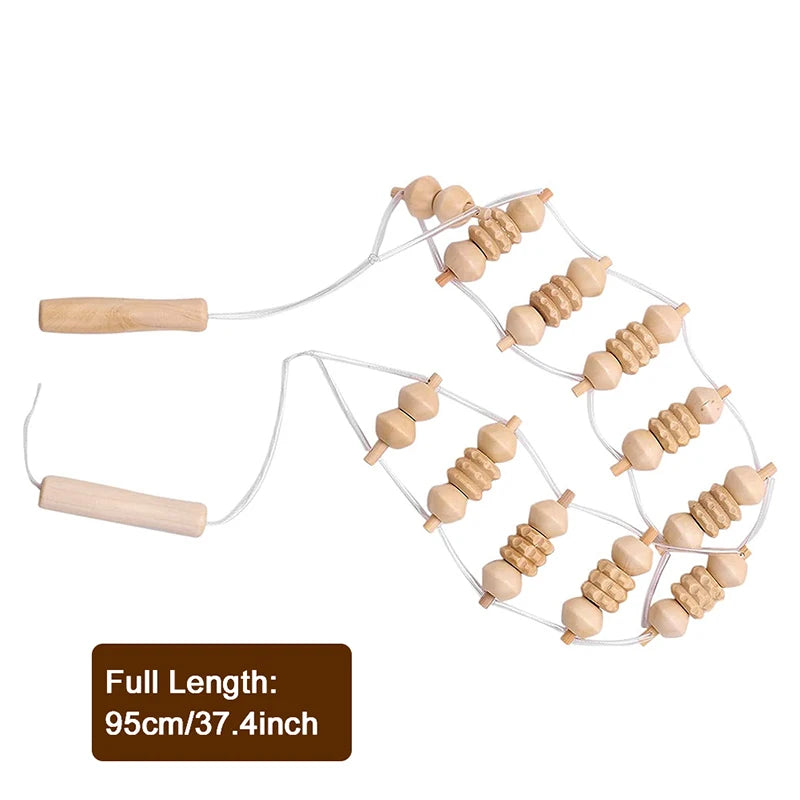 KentDO™ Wooden Back Massager – Pain Relief & Body Shaping