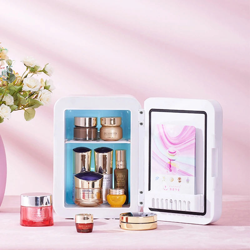 KentDO™ 4L Makeup Fridge with LED Mirror – Keep Beauty Fresh