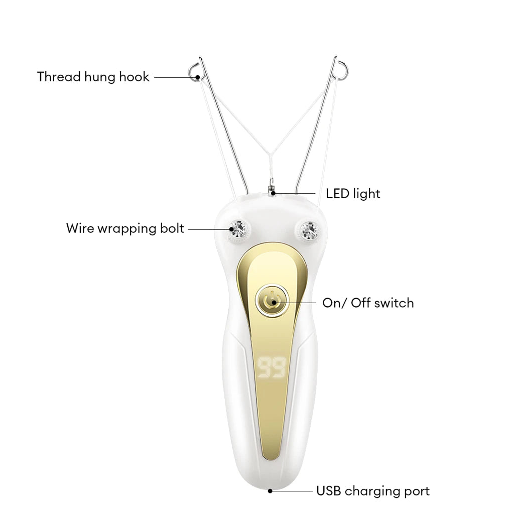 KentDO™ Electric Body Hair Remover – Cotton Thread Epilator