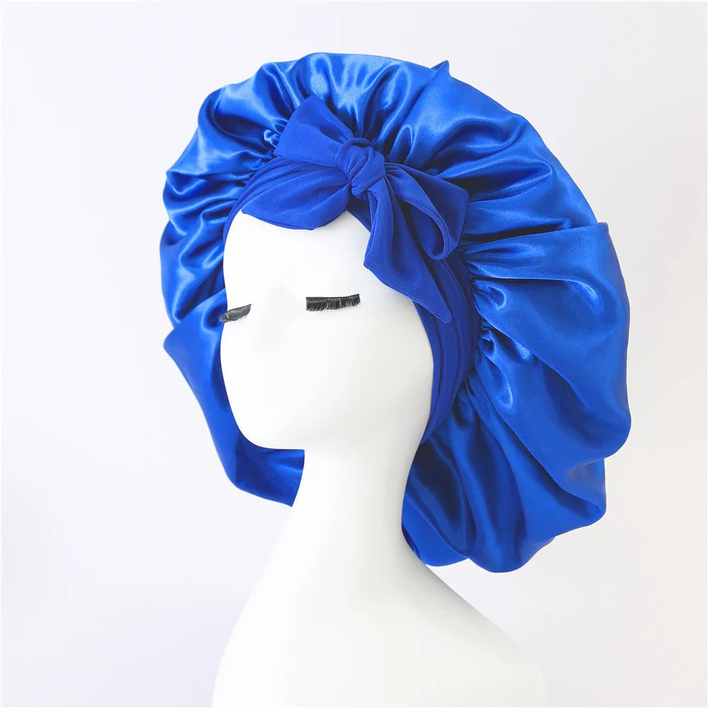 KentDO™ Satin Bonnet for Women – Adjustable Sleep Cap