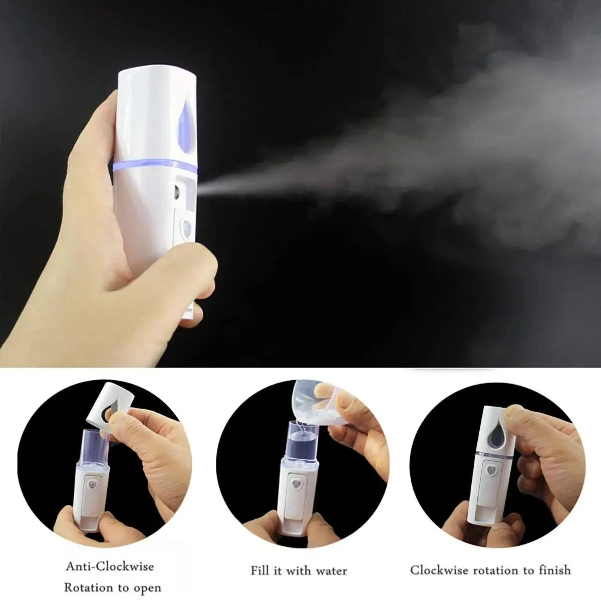 KentDO™ Nano Facial Mist Sprayer – Deep Skin Hydration On-the-Go