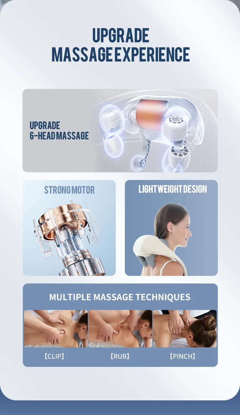 KentDO™ 26W Neck & Shoulder Massager – Deep Tissue Relief
