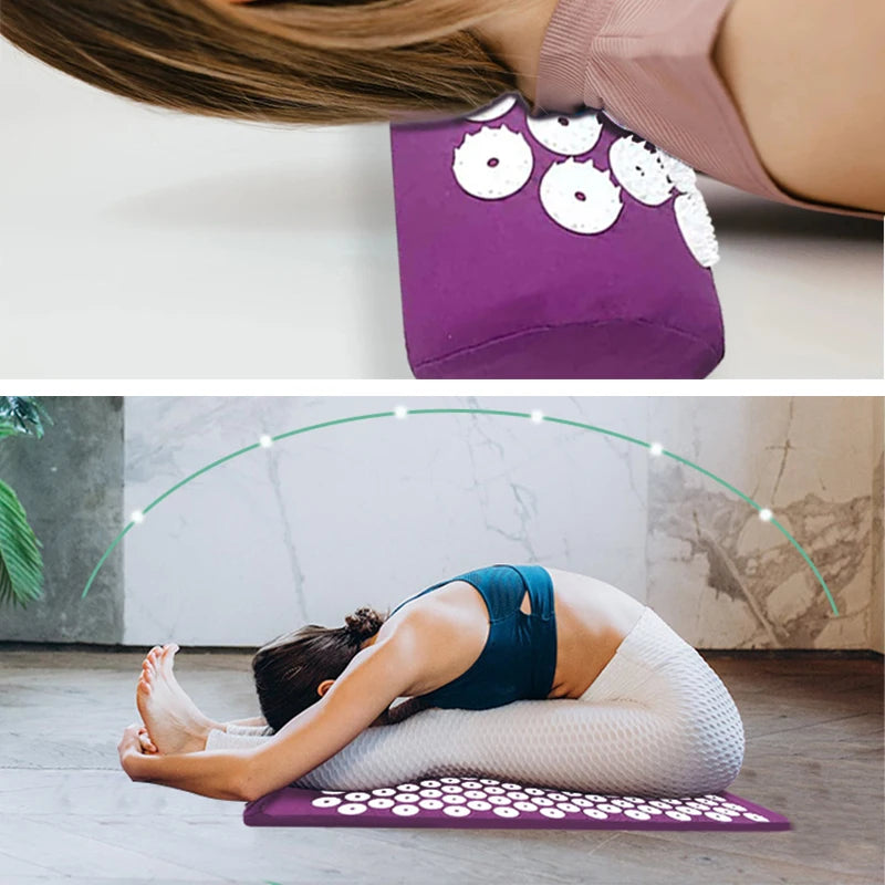 KentDO™ Yoga Massage Pads – Deep Neck, Back & Foot Relief
