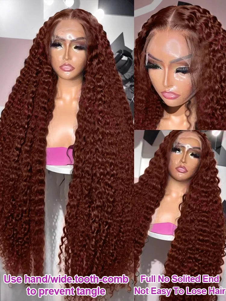 KentDO™ Deep Curly Human Hair Wig – Natural Volume & Shine