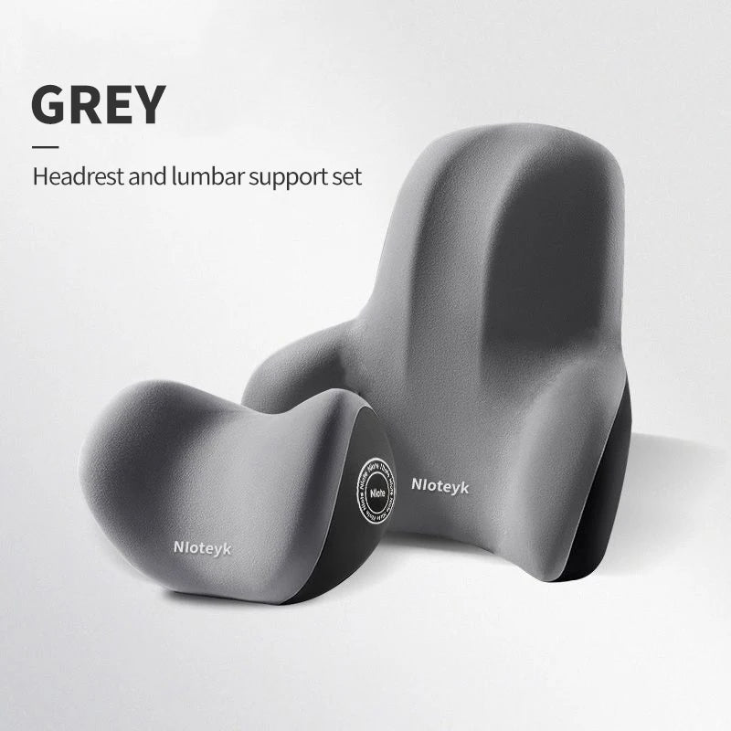 KentDO™ Memory Foam Car Pillow – Neck & Lumbar Support