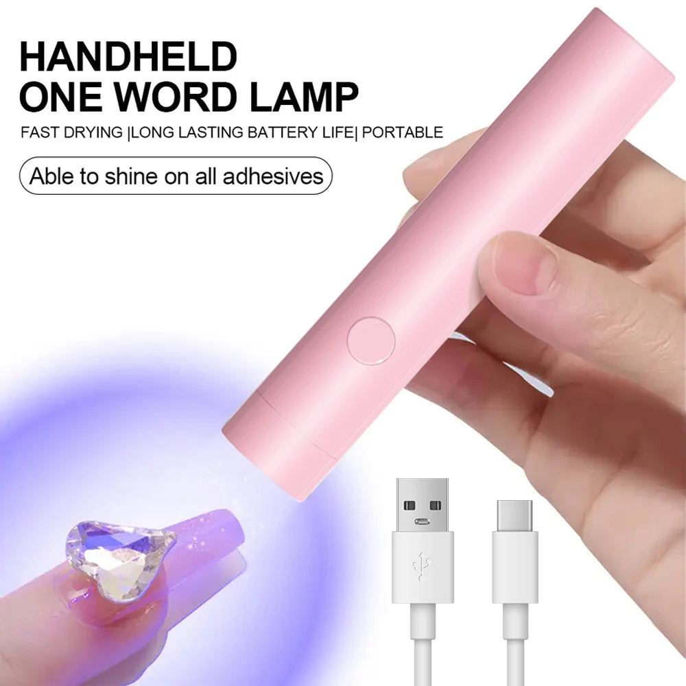 KentDO™ Mini UV LED Nail Dryer – Portable Gel Polish Lamp