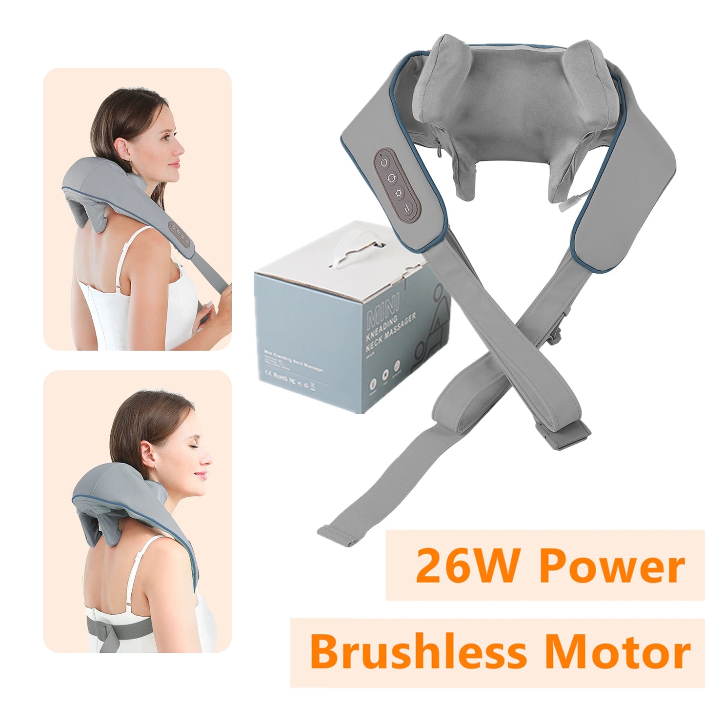 KentDO™ 26W Neck & Shoulder Massager – Deep Tissue Relief