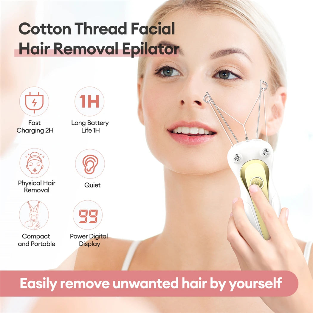 KentDO™ Electric Body Hair Remover – Cotton Thread Epilator
