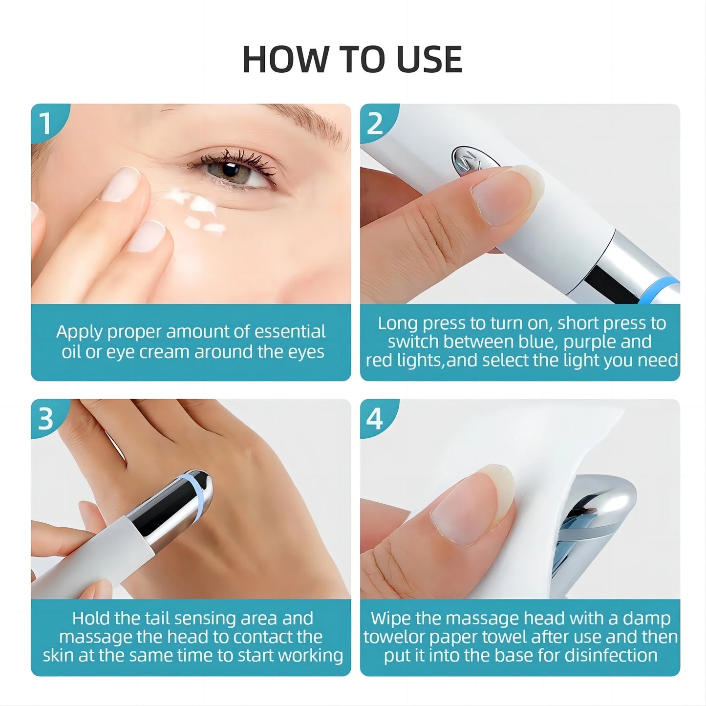 KentDO™ 5-in-1 Eye Wand – Reduce Puffiness & Dark Circles