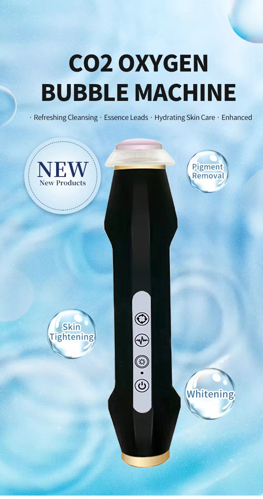 KentDO™ CO2 Oxygen Facial Device – Wrinkle & Skin Rejuvenator
