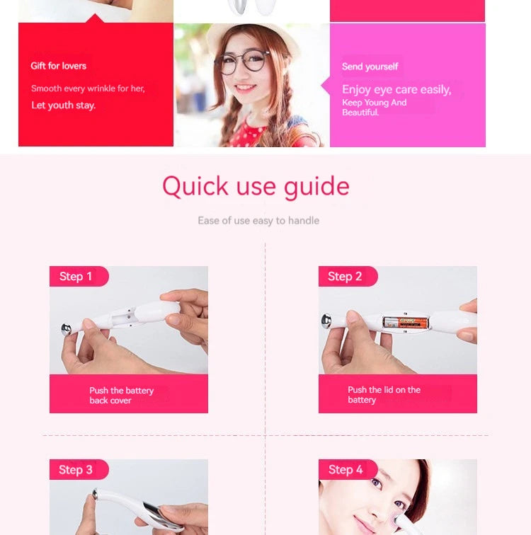 KentDO™ Electric Eye Massager – Reduce Puffiness & Fine Lines