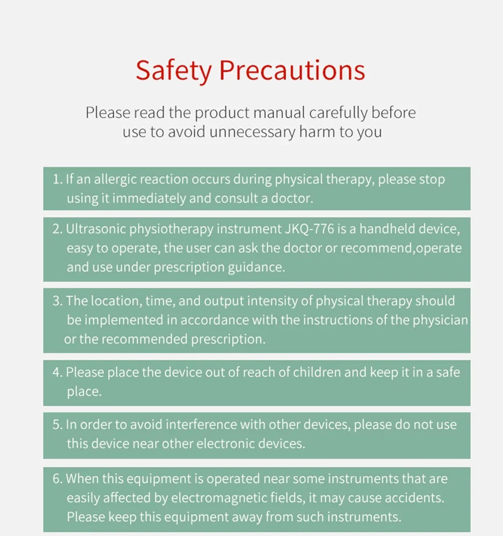 KentDO™ Ultrasound Physiotherapy Device for Pain Relief