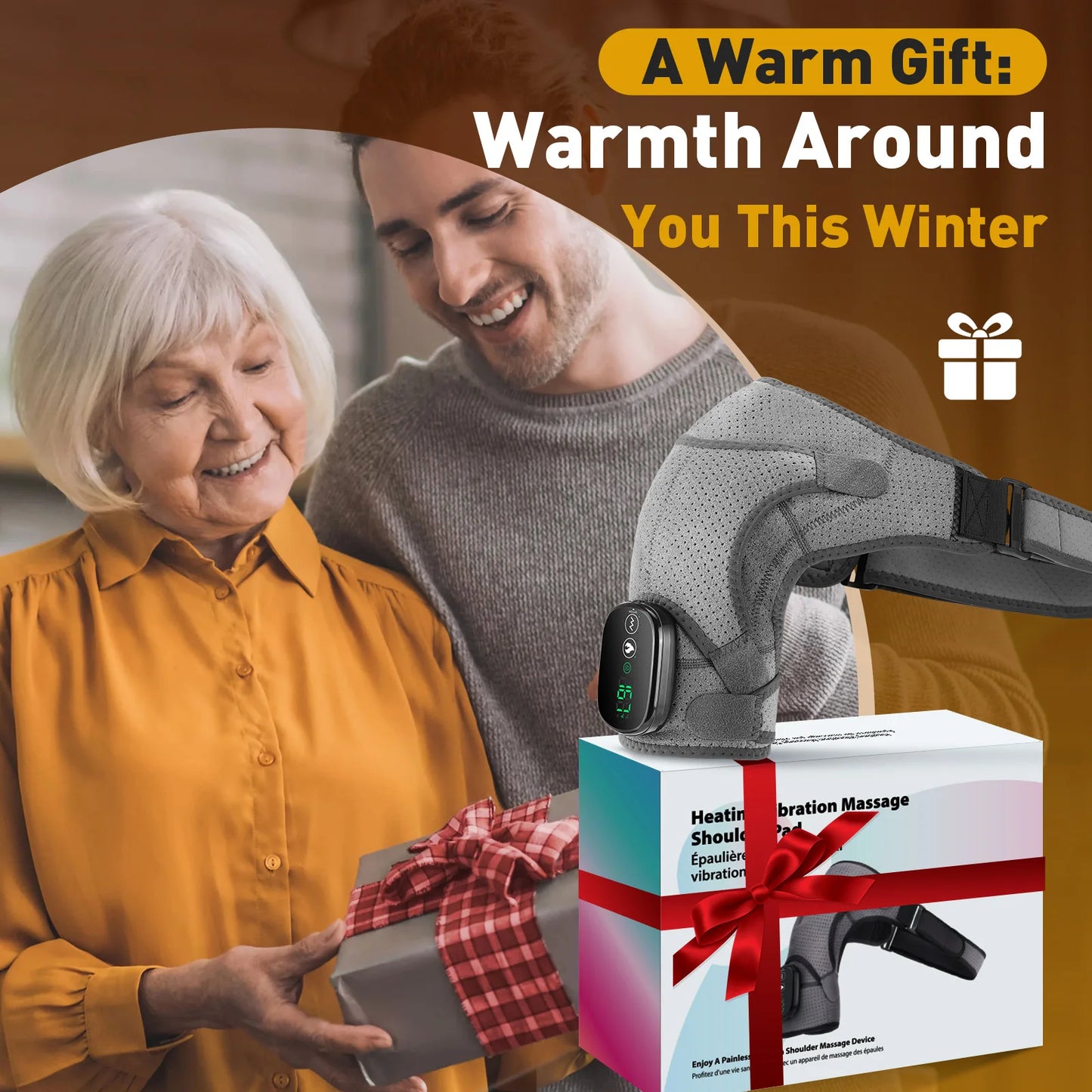 KentDO™ Heated Shoulder Massager for Deep Pain Relief