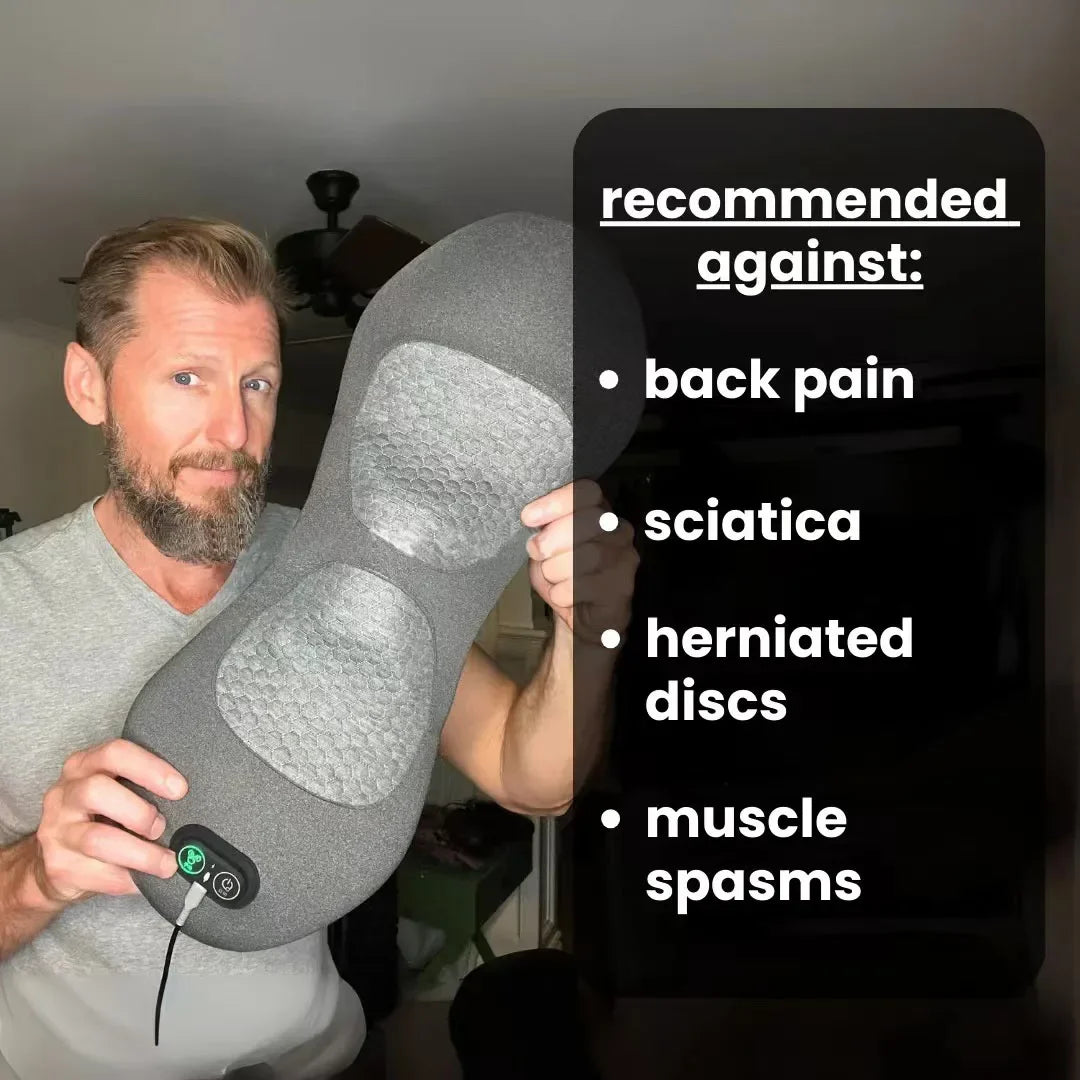 3-in-1 Back Massager for Heat & Deep Tissue Relief