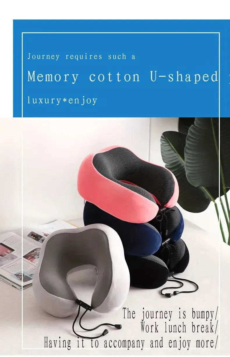 KentDO™ U-Shaped Travel Pillow – Ergonomic Neck Support Anywhere
