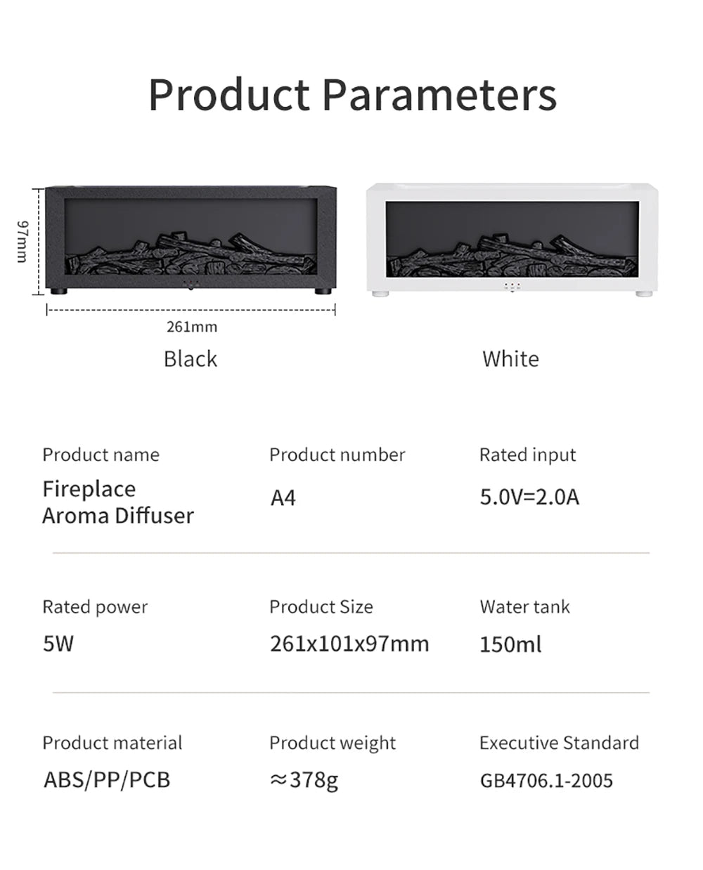 KentDO™ Smart Flame Aromatherapy Humidifier