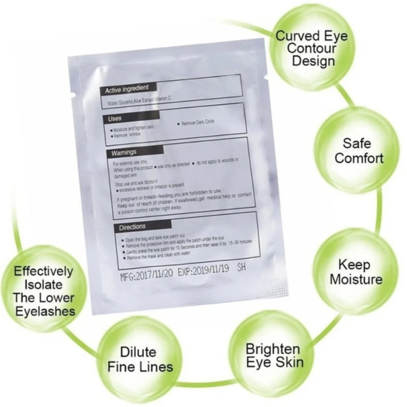 KentDO™ Under Eye Patches – 100 Pairs for Lash Extensions