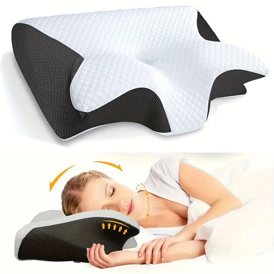 KentDO™ Ergonomic Cotton Pillow – Soft & Supportive Sleep
