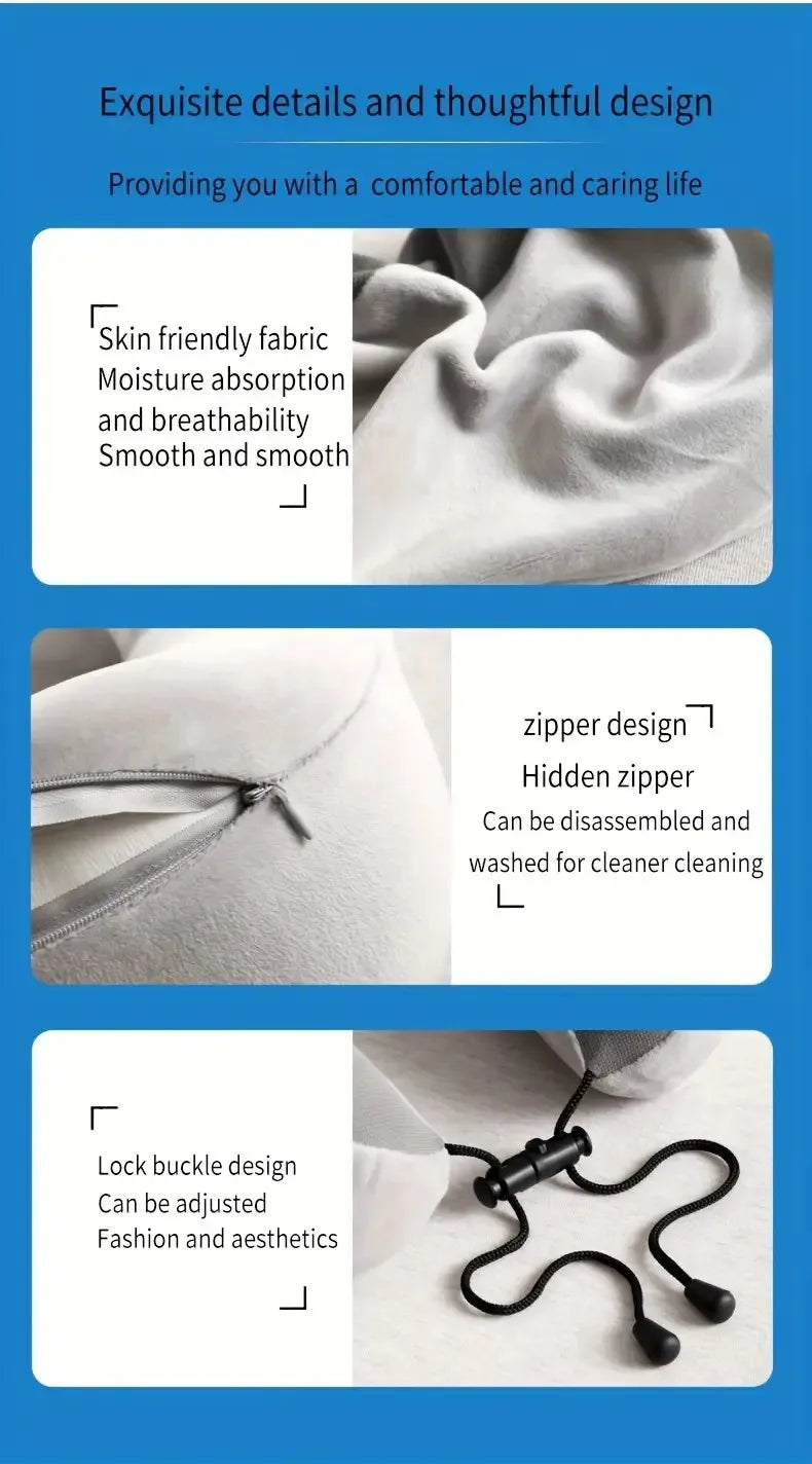 KentDO™ U-Shaped Travel Pillow – Ergonomic Neck Support Anywhere