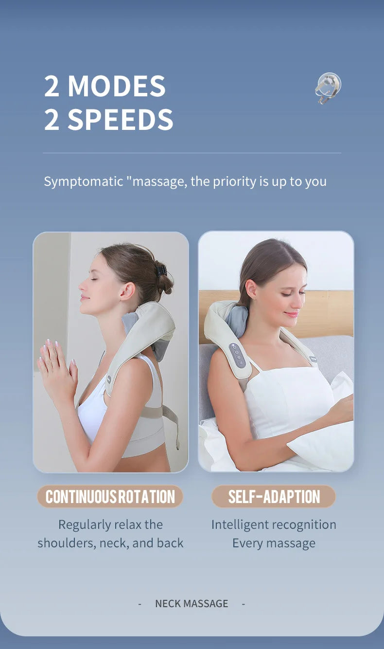 KentDO™ 26W Neck & Shoulder Massager – Deep Tissue Relief
