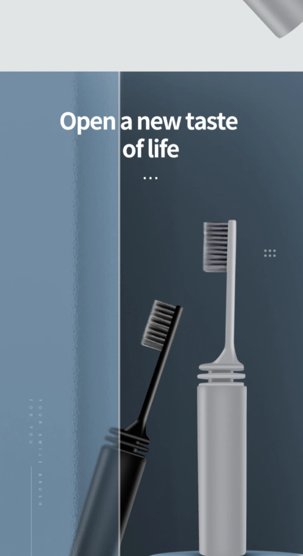 KentDO™ Travel Toothbrush – Compact & Portable for Trips