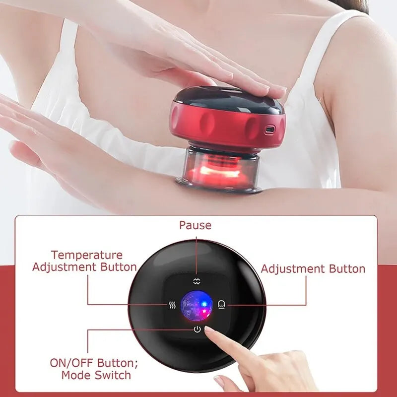 KentDO™ Smart Electric Cupping Device – Heat & Massage Relief