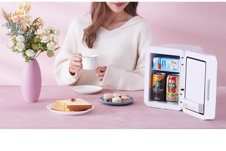 KentDO™ 4L Makeup Fridge with LED Mirror – Keep Beauty Fresh