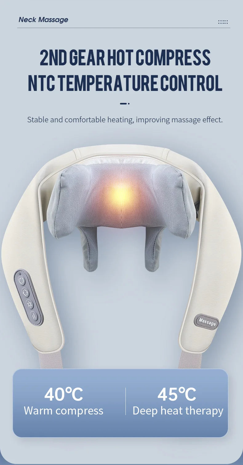 KentDO™ 26W Neck & Shoulder Massager – Deep Tissue Relief
