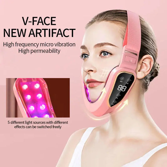 KentDO™ LED V-Face Massager – Lift, Slim & Rejuvenate Skin