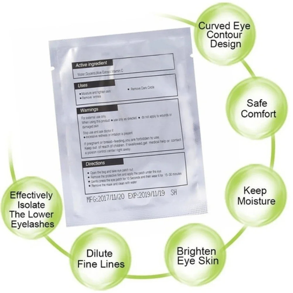 KentDO™ Under Eye Patches – 100 Pairs for Lash Extensions