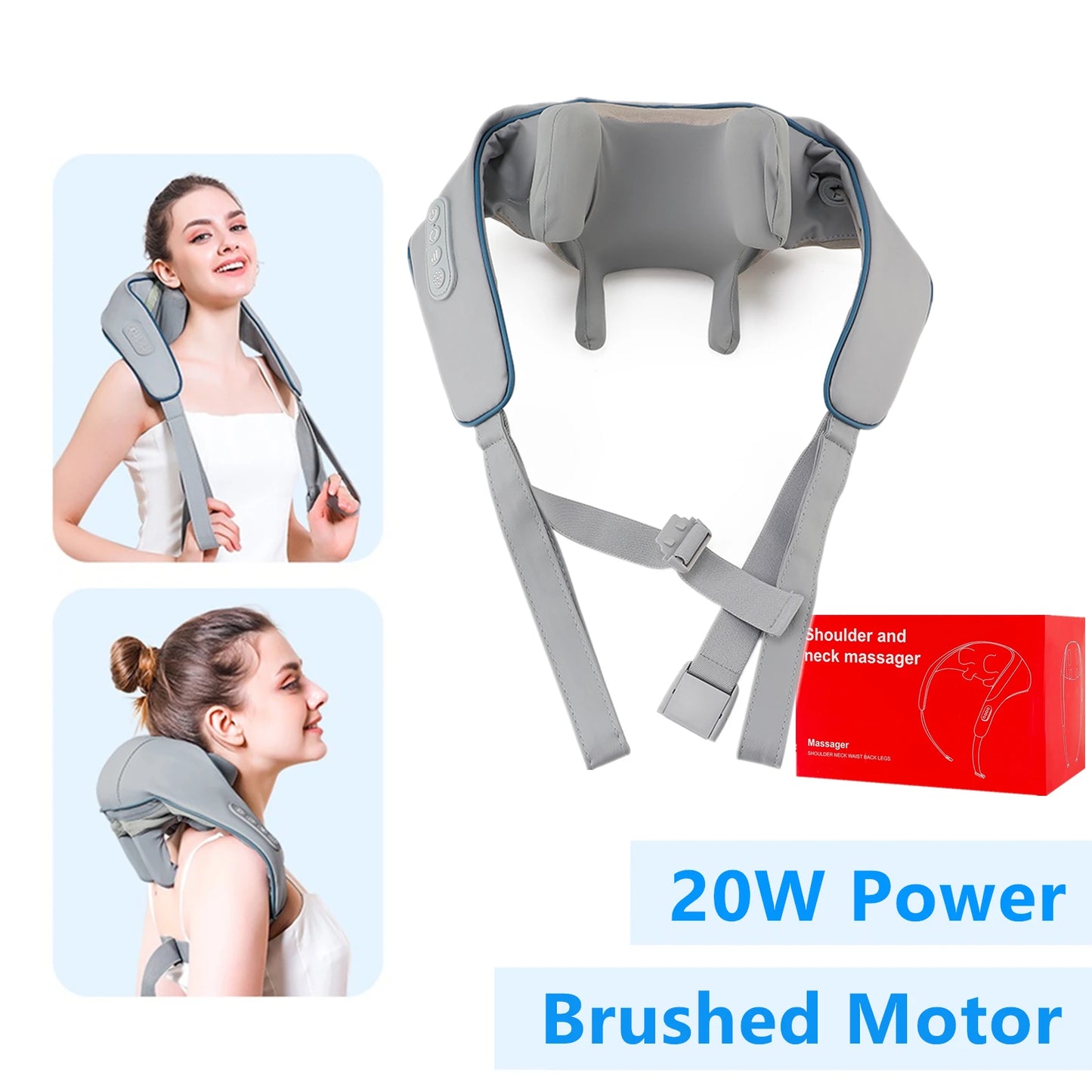KentDO™ 26W Neck & Shoulder Massager – Deep Tissue Relief