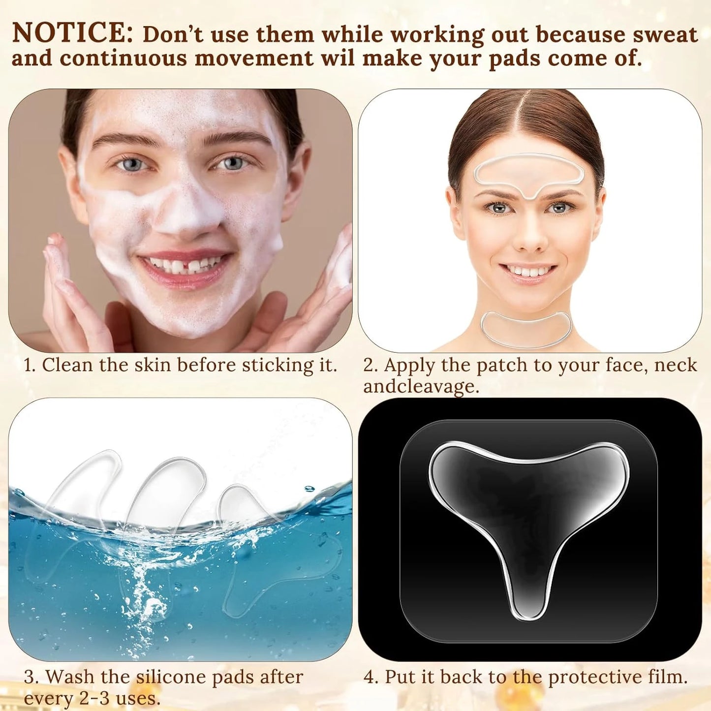 KentDO™ Reusable Silicone Chest Patch – Anti-Wrinkle Lift