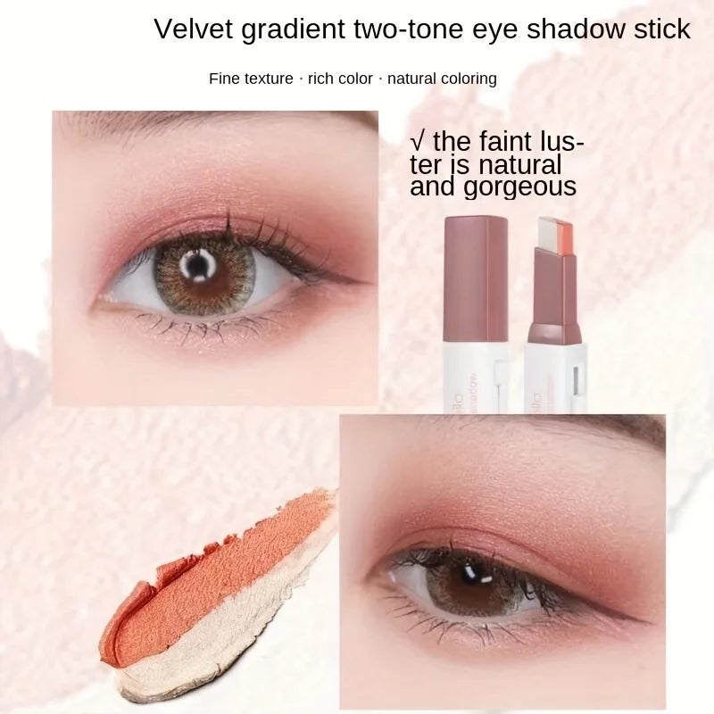 KentDO™ Two-Color Eye Shadow Stick – Natural 3D Gradient Look