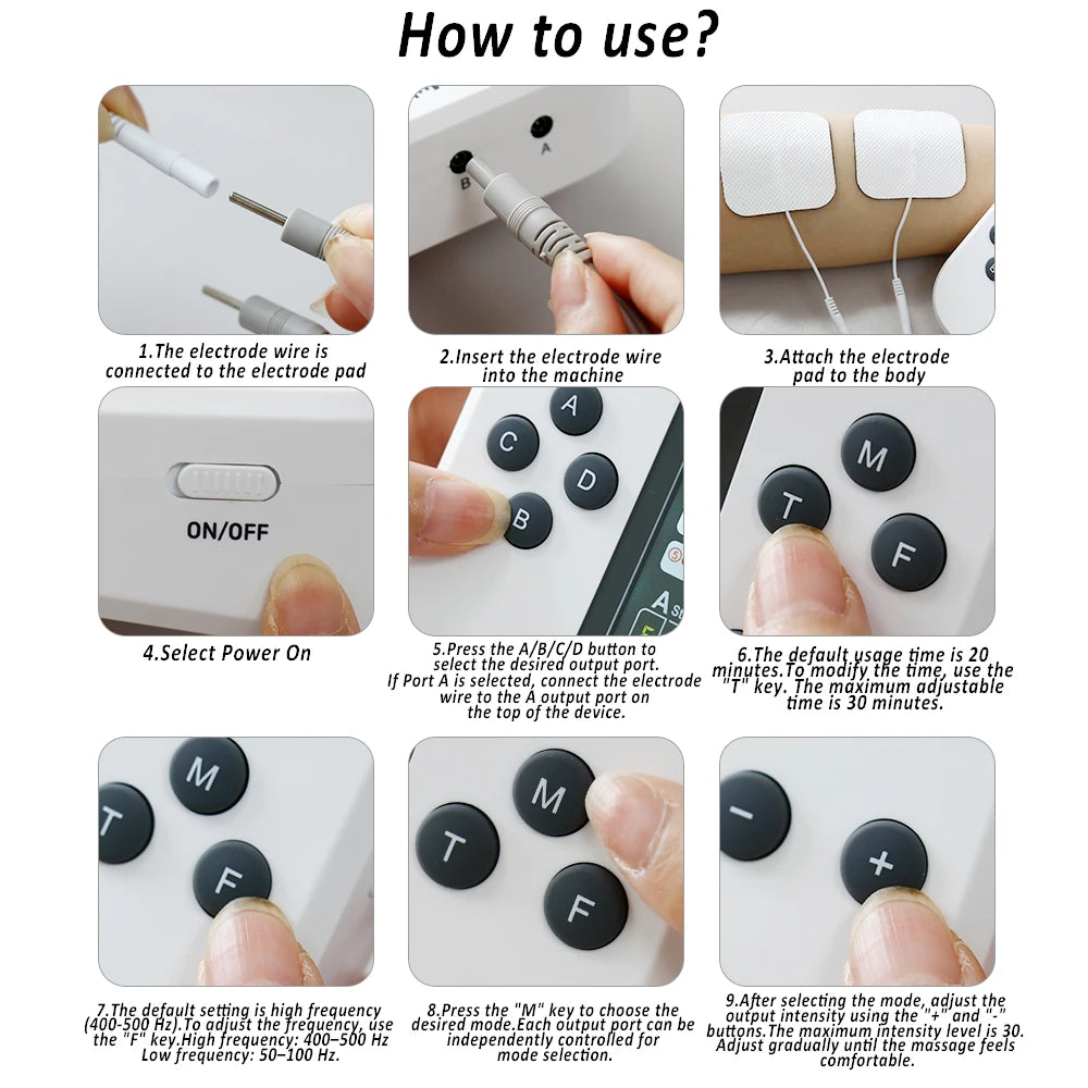 KentDO™ EMS Muscle Stimulator for Pain Relief & Recovery