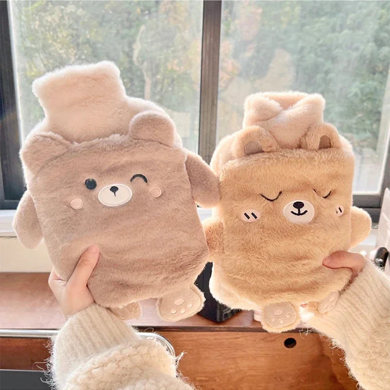 KentDO™ Hot Water Bottle – Plush Cozy Relief for Pain & Warmth