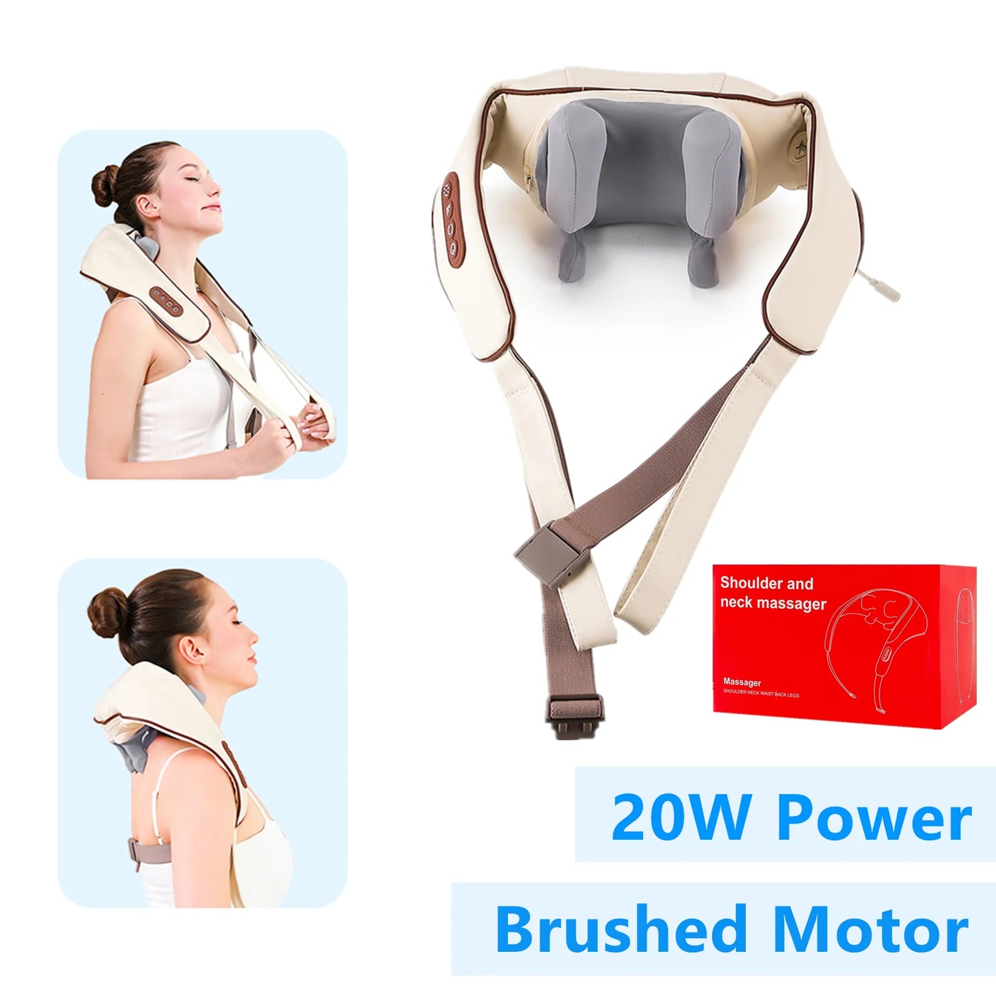 KentDO™ 26W Neck & Shoulder Massager – Deep Tissue Relief