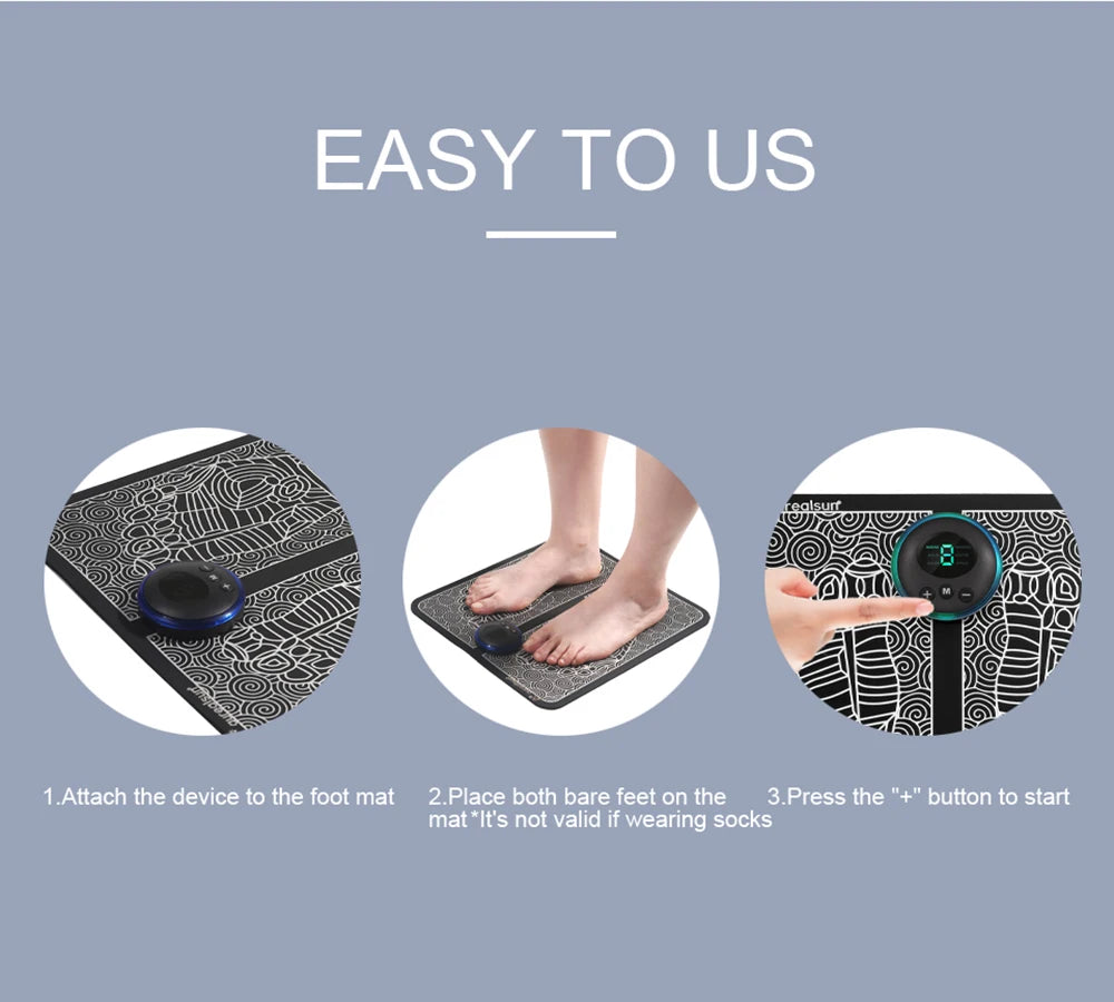 KentDO™ EMS Foot Massager – Boost Circulation & Relieve Pain