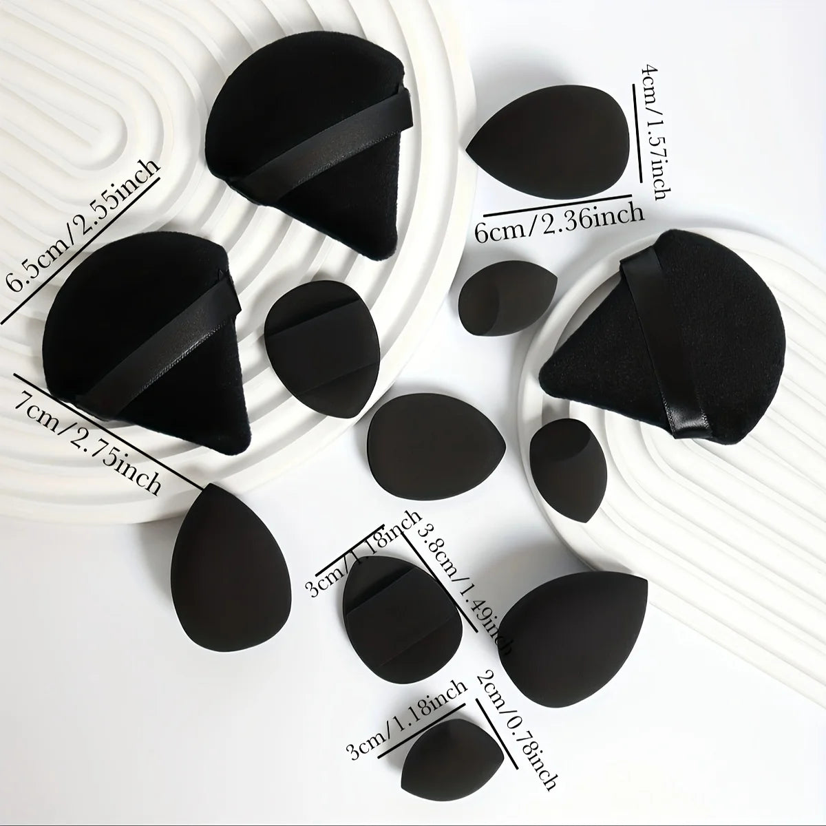KentDO™ 12-Piece Makeup Sponge Set – Flawless Application