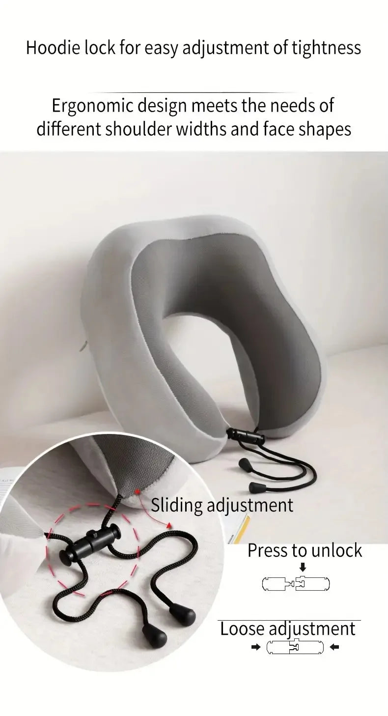 KentDO™ U-Shaped Travel Pillow – Ergonomic Neck Support Anywhere