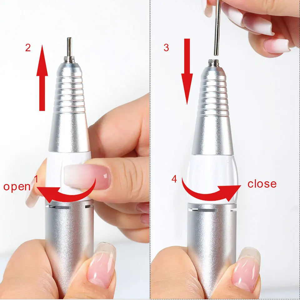 KentDO™ Electric Nail Drill Pen – 35,000RPM Pro Precision