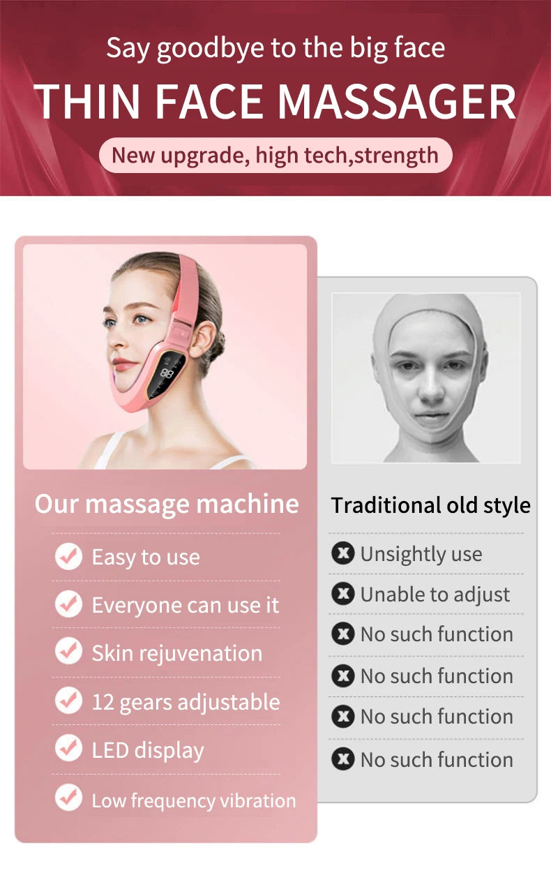 KentDO™ LED V-Face Massager – Lift, Slim & Rejuvenate Skin